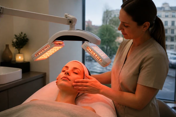 Soin du visage avec la luminothérapie Led à Morsang
