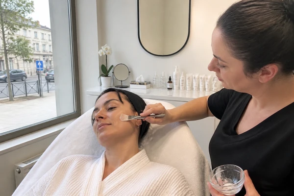 Soin peeling du visage à Villemoisson